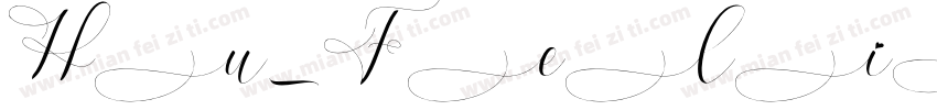 Hu_Felix Titling Reg字体转换